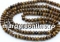 Brown tiger eye beads, rondelle, 6mm