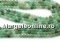 Aventurine green beads, round, 3.3mm
