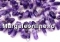 Amethyst beads, stick, 16-22mm - 82cm