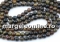 Brown-blue Tiger Eye Beads, round, 4mm