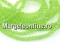 Cat's eye beads, blue, 4mm