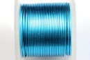 Sarma cupru placata cu argint, 0.51mm, albastru marin, 4.6m