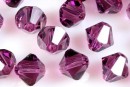 Swarovski, bicone bead, amethyst, 6mm - x10