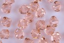 Swarovski, margele bicone, light peach, 4mm - x20