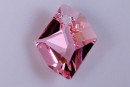 Swarovski, cosmic diamond pendant light rose, 20mm - x1