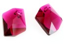 Swarovski, cosmic diamond pendant, ruby, 14mm - x1