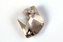 Swarovski, cosmic diamond pendant, silver shade, 14mm - x1