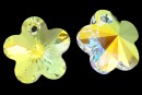 Swarovski, pandantiv floare, crystal AB, 20mm - x1