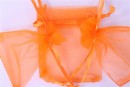 Saculet organza, topaz auriu, 12x9cm - x20