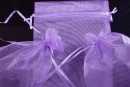 Saculet organza, mov lavanda, 12x9cm - x20