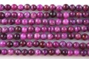 Margele agate dantelate, rotund, 4mm