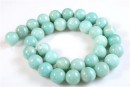 Margele Amazonite natural, round, 8mm