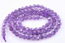 Light amethyst, faceted round, 4.3mm