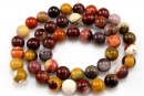 Mookaite jasper, round, 4.1-4.4mm