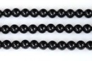 Onix, black, round, 4mm