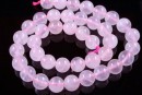Pink quartz, round, 8.5mm