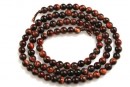 Red tiger eye, round, 4.5mm