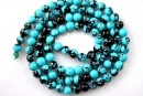 Turquoise syntethic, round, 4mm