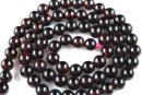 Red garnet, round, 4.3mm