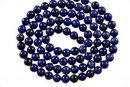 Natural lapis lazuli, round, 3.6mm