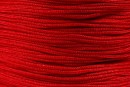 Snur matase pentru bratari,  rosu clasic, 1mm - x30m