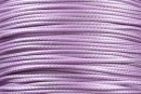 Snur matase cerata pentru bratari, mov lila, 1mm - 5m