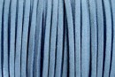 Snur faux suede, nisipiu intens, 3mm - x5m