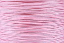 Snur matase pentru bratari, roz, 0.8mm - x5m