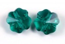Swarovski, trifoi, emerald, 8mm - x2