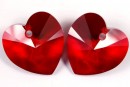 Swarovski, pandantiv inima, siam, 18mm - x1