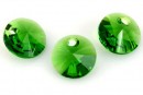 Swarovski, pandantiv rivoli, fern green, 8mm - x4