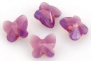 Swarovski, fluture, cyclamen opal, 6mm - x2