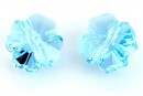 Swarovski, trifoi, aquamarine, 8mm - x2
