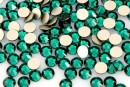 Swarovski, rhinestone ss12, emerald, 3mm - x20