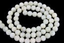 Natural moonstone, round, 6.5mm