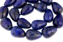 Lapis lazuli natural, drop, 18.5x13mm