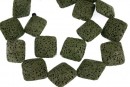 Lava, intense green, square, 23.5x23.5mm