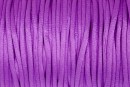 Snur satin, mov liliac, 2mm - 5m