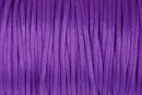 Snur satin, mov intens, 2mm - 5m