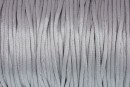 Snur satin, gri argintiu, 2mm - 5m
