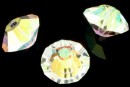 Swarovski, disc fatetat, crystal aurore boreale, 6mm - x10