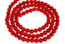Coral, rosu , rotund, grad A, 4.5mm