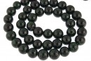 Green goldstone, round, 6mm