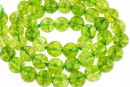 Natural green quartz, round, 10.5mm