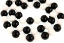 Black-white agate, round, 6mm