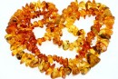 Baltic amber, necklace free form, 10-15mm