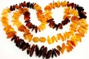 Baltic amber, necklace chips, 11-21mm