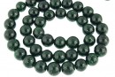 Green goldstone, round, 10mm