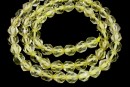 Margele cuart lemon natural, helix, 6mm