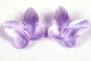 Swarovski, fluture, violet, 6mm - x2